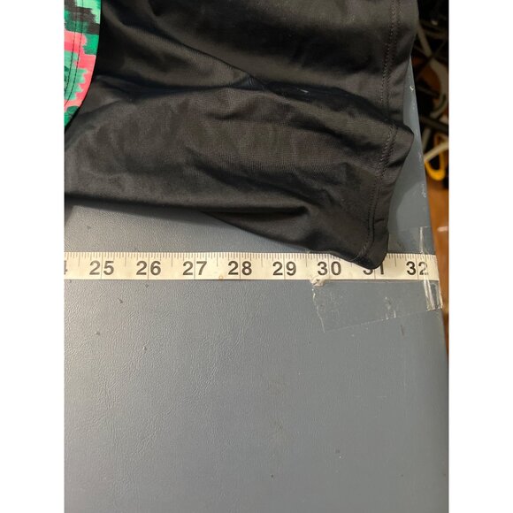 CATHERINES Plus One Piece Swimsuit SZ 24W Chevron Beach Resort Vacation Tropical - Picture 3 of 9